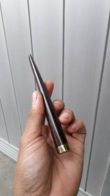 Pipa galih sonokeling hitam golden ring grade B