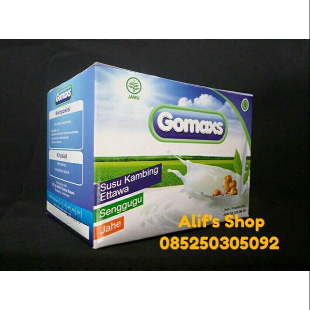 

Gomaxs bukan Gomars Susu Bubuk Kambing Etawa 10 sachet