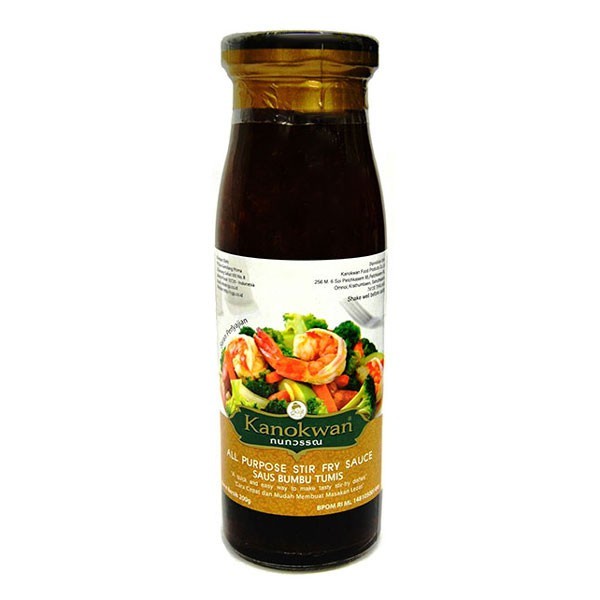 Kanokwan all purpose stir fry sauce 200 gram - saus bumbu tumis