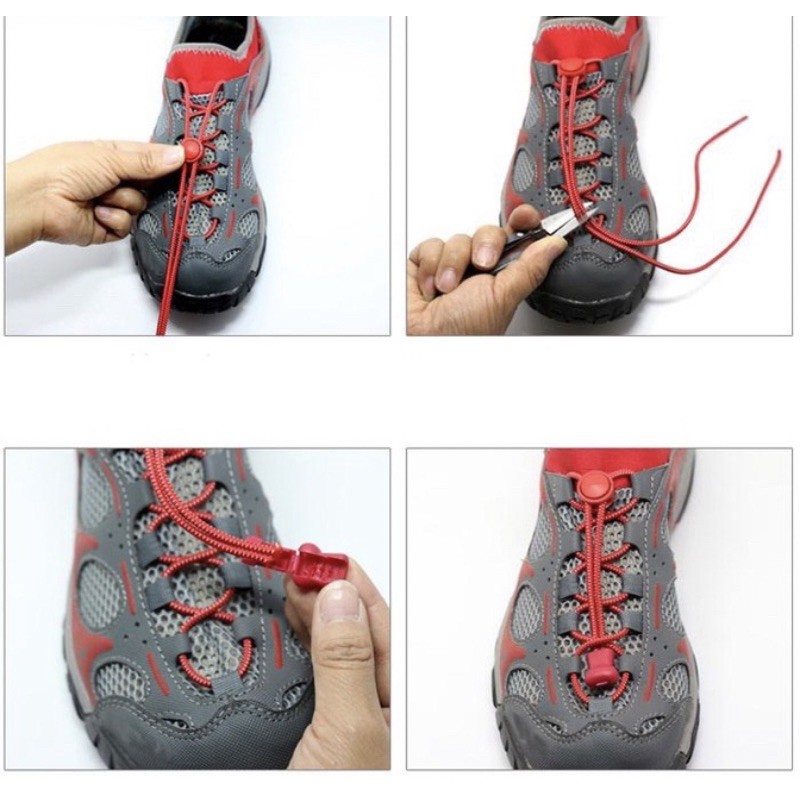 Tali Sepatu Elastis Lock - Shoelaces Lock