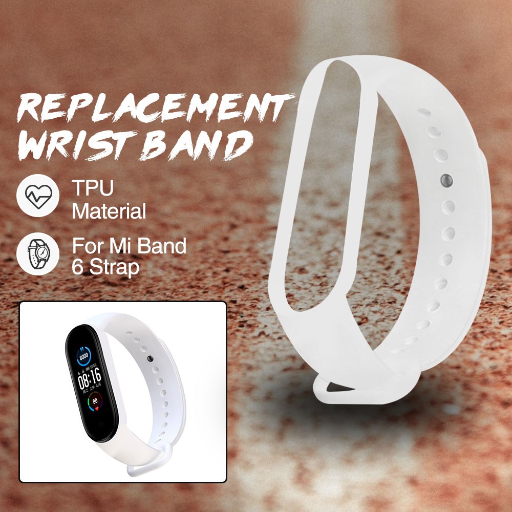 Strap Mi Band 6 5 Tali MiBand 6 5 Tali Jam Xiaomi Band 5 Pengganti Rubber