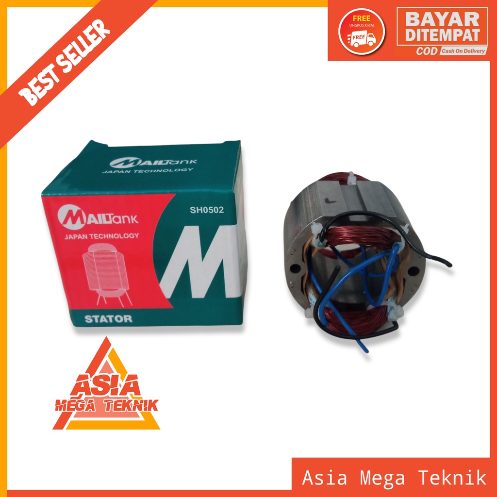 STATOR ANGEL GERINDA SH05 ORIGINAL SPAREPART MAILTANK SH0502-Stator gerinda