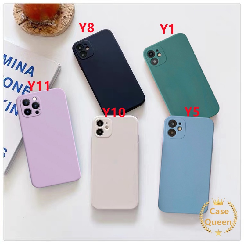 Case For Vivo Y15S Y20s G Y12A Y15A Y11s Y20A Y20G Y30G Y21 2021 Y33S Y21S Y12S Y12 Y20 Y20I Y20S Y12i Y53S Y11 Y51A Y50 Y30 Y30I Y31 2021 Y53 Y51 Y91C Y17 Y15 Y91 Y93 Y95 Soft TPU Camera Protector Phone Cover