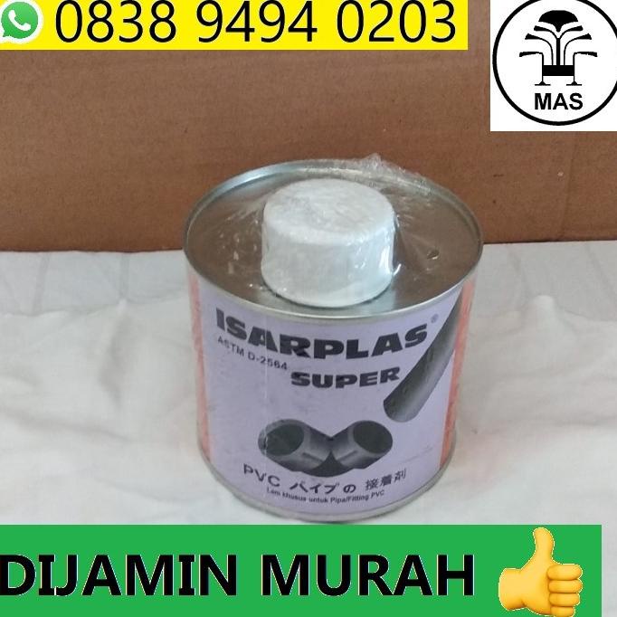 Lem Pipa Pvc Isarplas 400Gram / 400G Lem Pipa Isarplas Kaleng