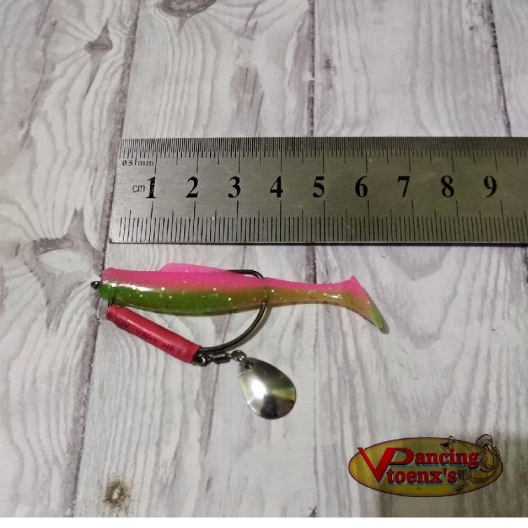 Paling Sesuai.. Softlure rep. ZMAN 6cm with wormhook n blade