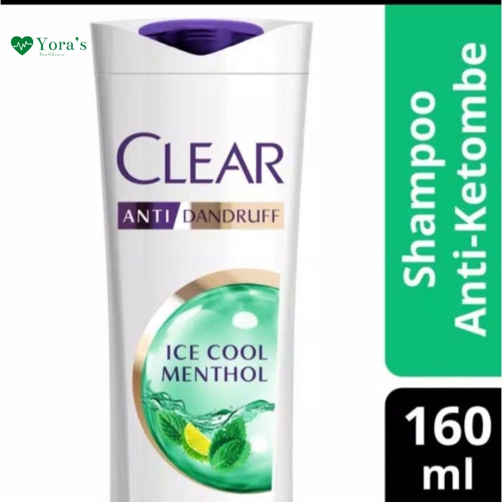 Shampoo Clear Anti Ketombe Ice Cool Menthol 160ml