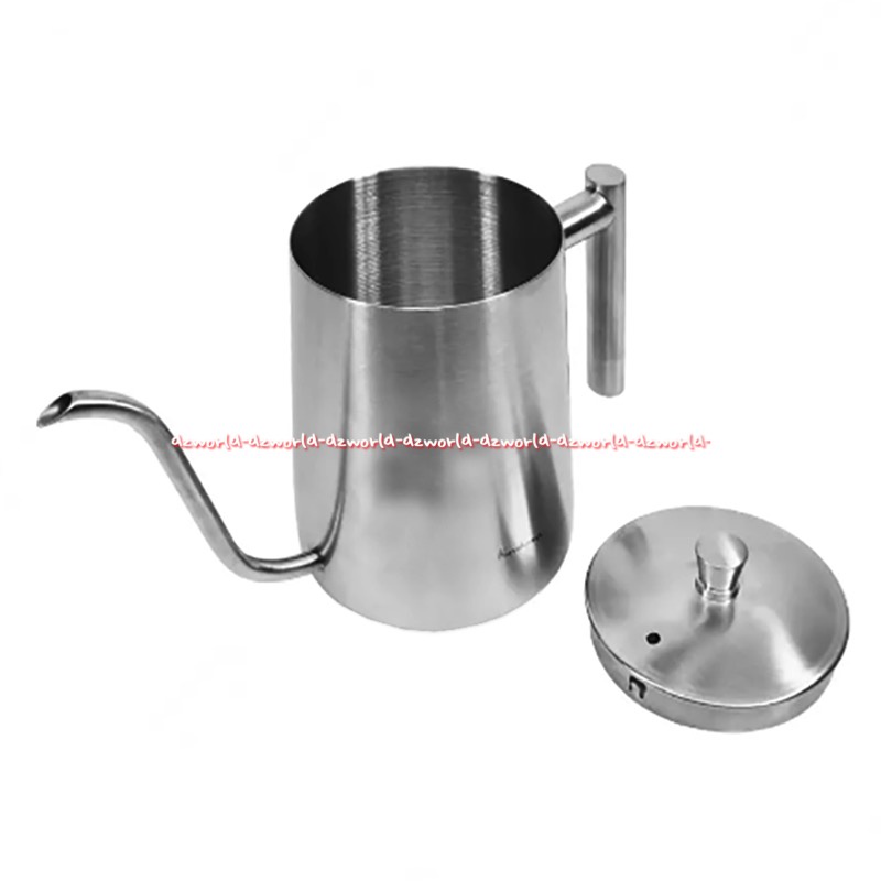 Krishome Coffee Drip Pot 900ml Kettle Gooseneck Kris Home Teko Cerek Alat Seduh Kopi Teh Ujung Runcing Lancip 900 ml Go Seneck Goo Senek Stainless Stell Ketel Corong Bebek