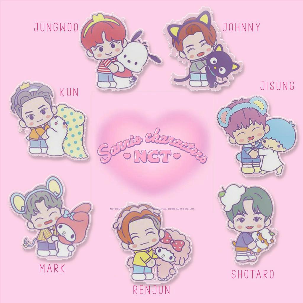 [STANDEE] Sanrio Character NCT action figure murah akrilik chenle haechan jaemin jeno jisung mark renjun