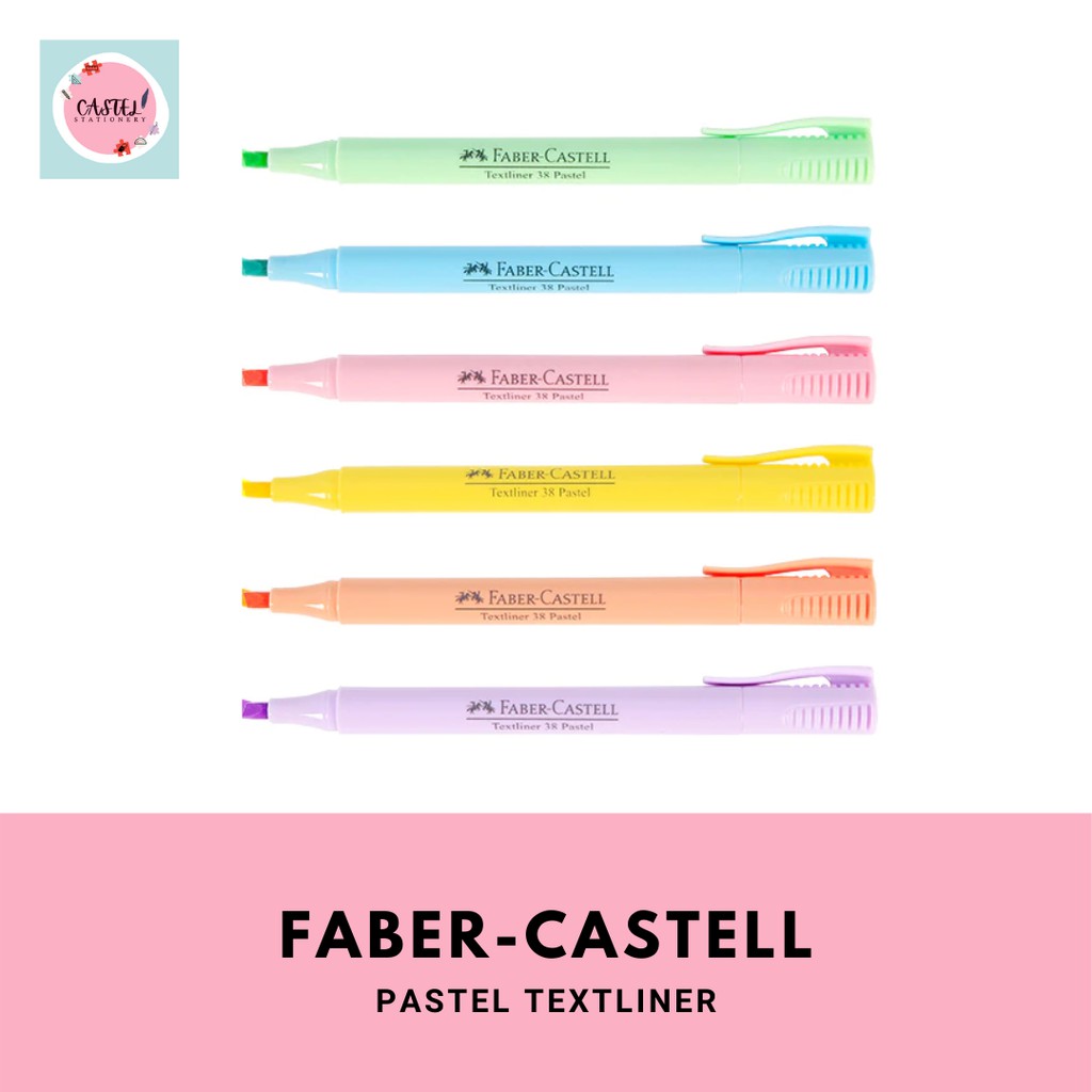 

Highlighter Faber Castell Textliner 38 Stabilo Pastel