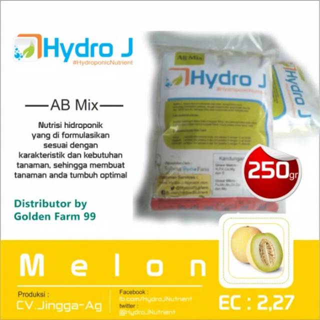 Nutrisi Hidroponik Khusus Tanaman Melon