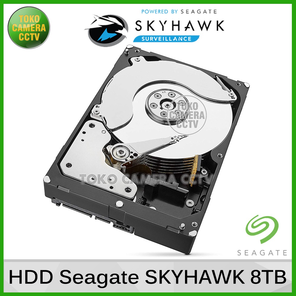 Hard Disk Seagate Skyhawk 8TB Khusus CCTV / Harddisk Seagate Skyhawk 8 Terra