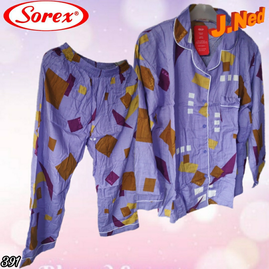 J391 - BAJU TIDUR SOREX PREMIUM FREESIZE LENGAN PANJANG