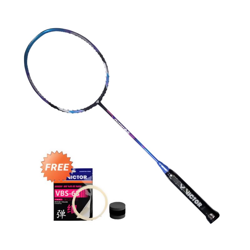 Raket Badminton Victor Jetspeed S 120 + Senar VBS 63 + Grip Limited Edition