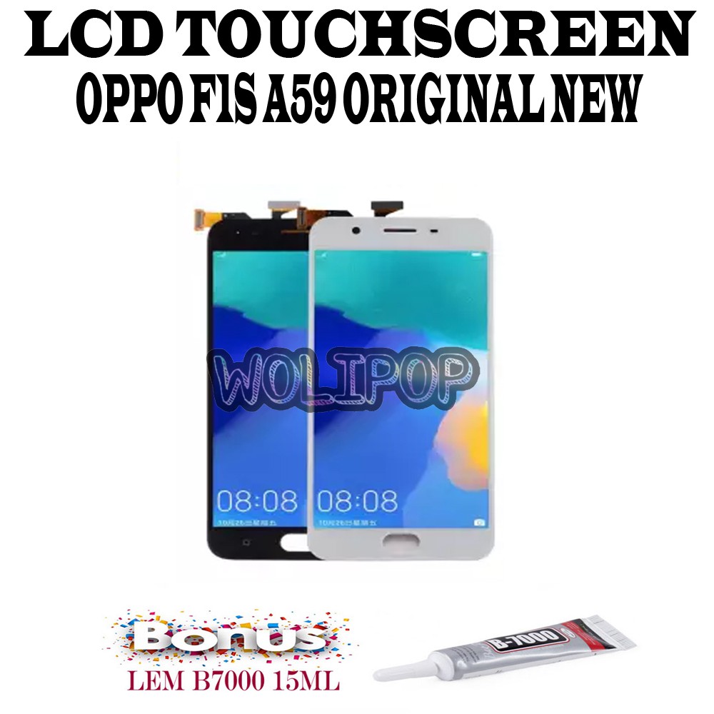 BONUS LEM B7000 LCD TOUCHSCREEN OPPO F1S A59 A1601 ORIGINAL NEW