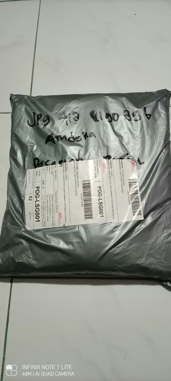 Kemeja Batik Pria Lengan Panjang Hitam Manis M L Xl Xxl