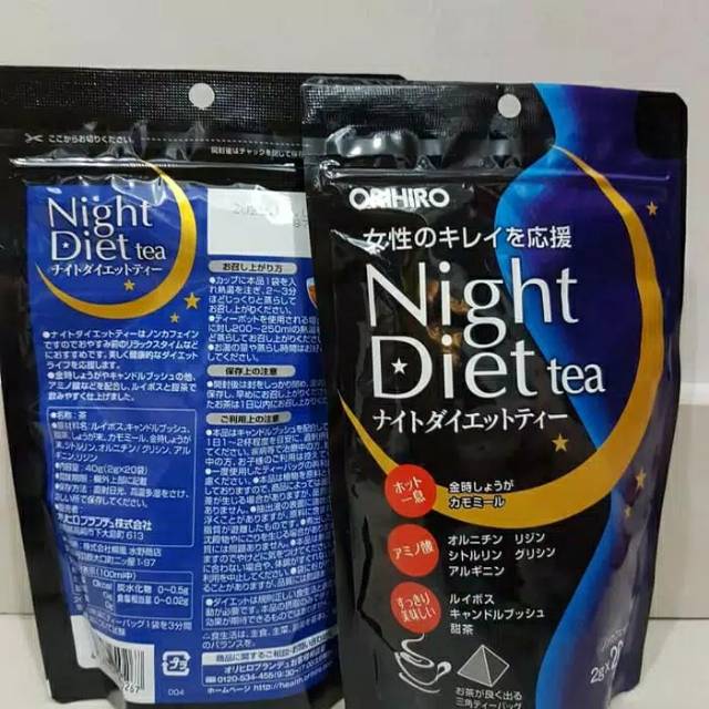 

Exp 2021 / READY STOCK ORIHIRO NIGHT DIET TEA/ JAPAN