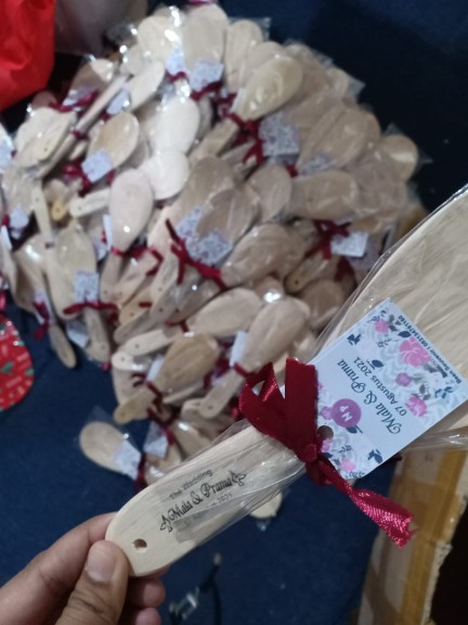 Sendok Nasi Kayu Souvenir Centong Pesta Pernikahan