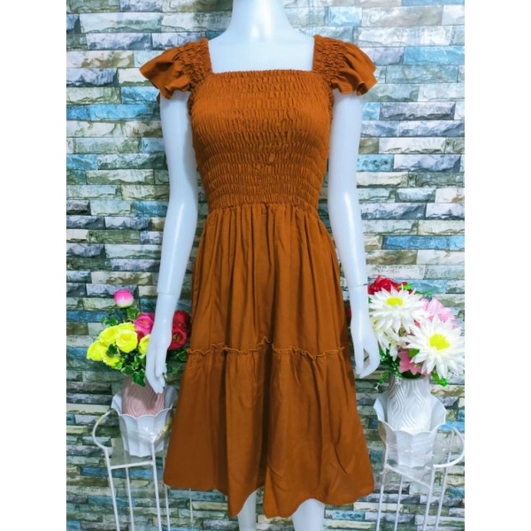 dres rayon, dress susun, dress semok,