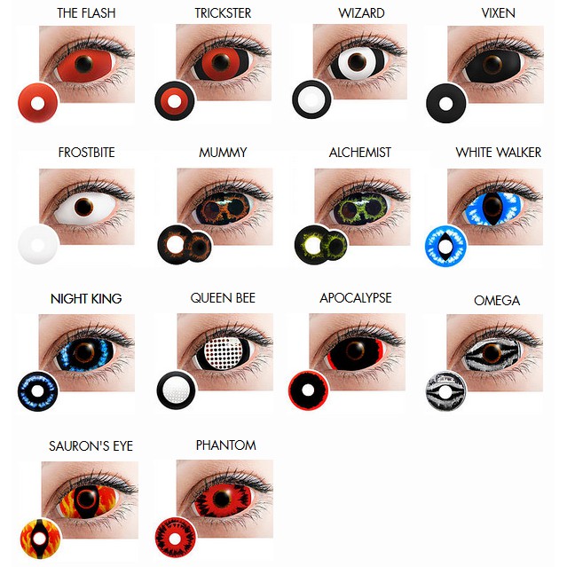 Jual Softlens GELFLEX SCLERAL / Softlens Hallowen / Softlens Cosplay