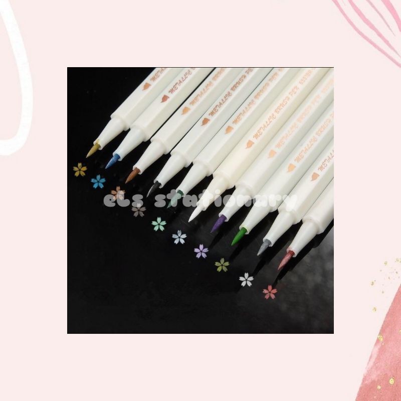 

Brush pen tip lembut STA Metalic brushpen [E-000003]