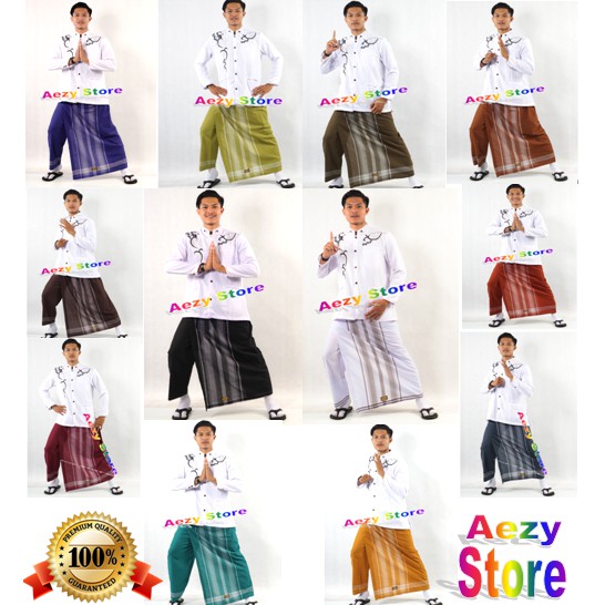 Celana Sarung Dewasa & Anak | Sarung Celana Wadimor & Bin Affan - Celana Sarung Instan Putih Murah-2