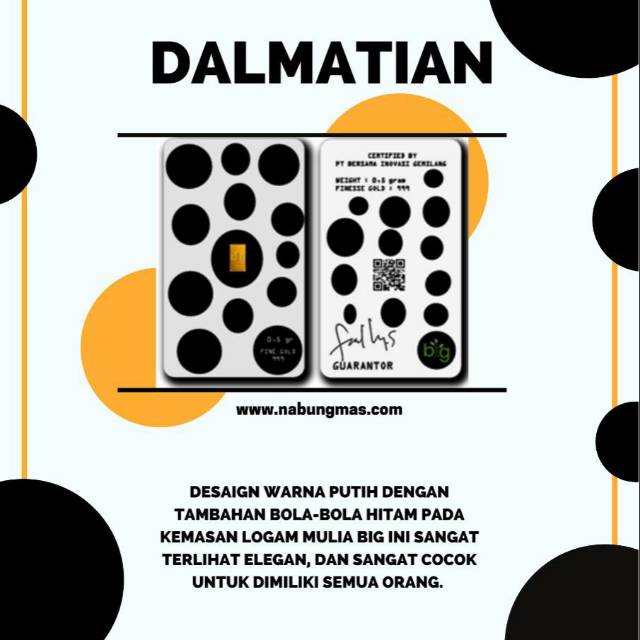 

Kartu dengan Emas 0,5 gr /0,1 gr