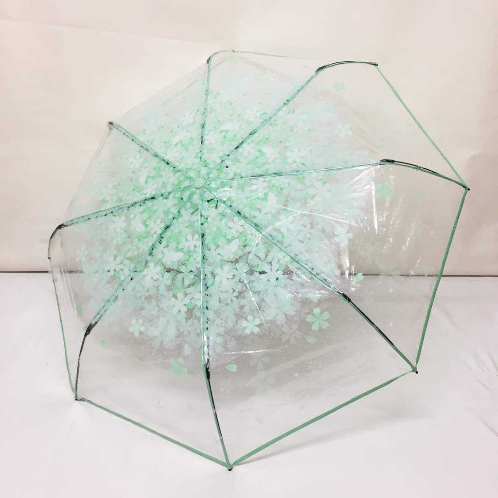 Murah Payung lipat transparan model sakura