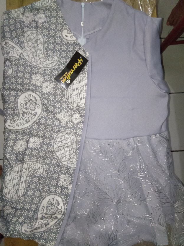 Tey-17 Batik Wanita Asj Sa Hrb026 Kenongo Kemeja Tosca Pendek