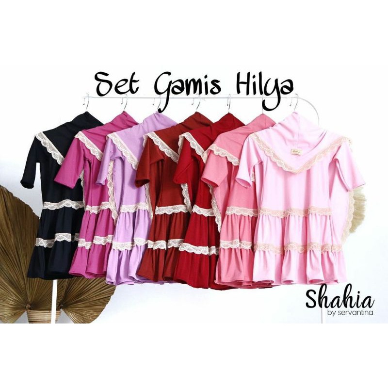 SET GAMIS HILYA BY SHAHIA HIJAB/ GAMIS BAYI LUCU