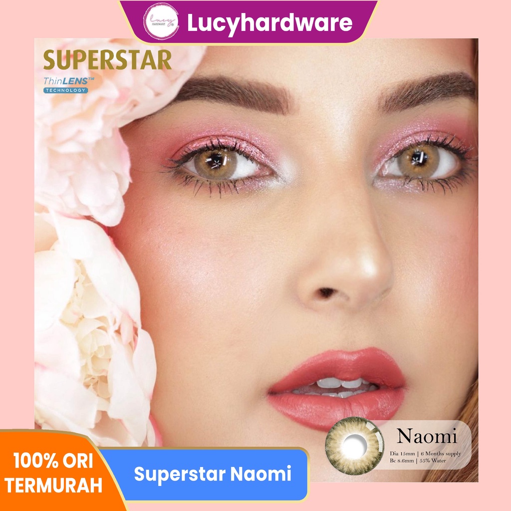 Superstar Naomi softlens warna premium bulanan