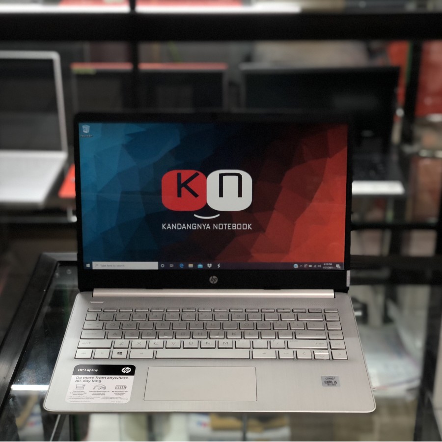 Hp 14 Core i5 1035G1 Ram 8 SSD 256 tipis Slim 3 a412fa