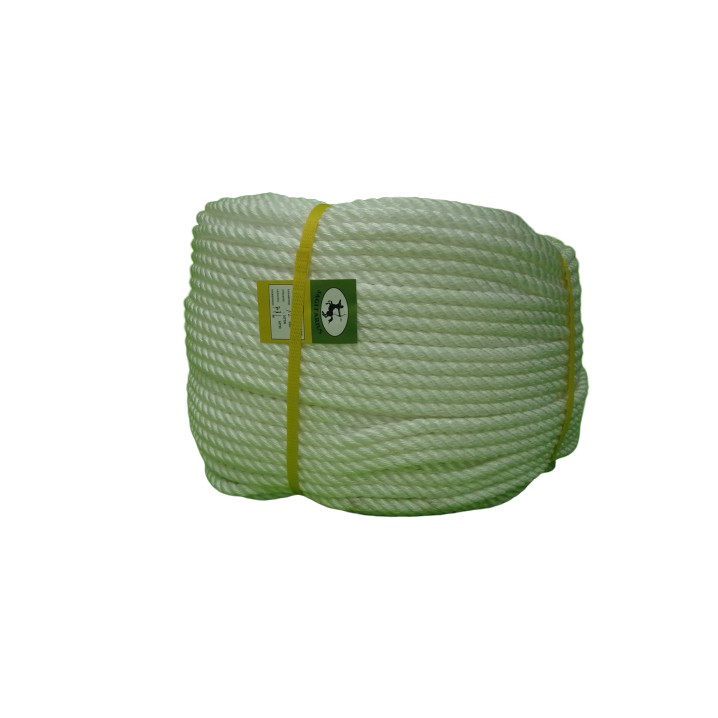 

( READY ) Tali Tambang 12mm Putih Nylon Korea / Rol ( Harga Per Rol ) `1`