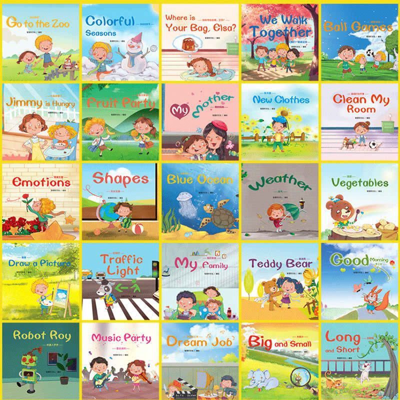 Buku Cerita Anak Bahasa Inggris, English Story Book Montessori Reading books-5
