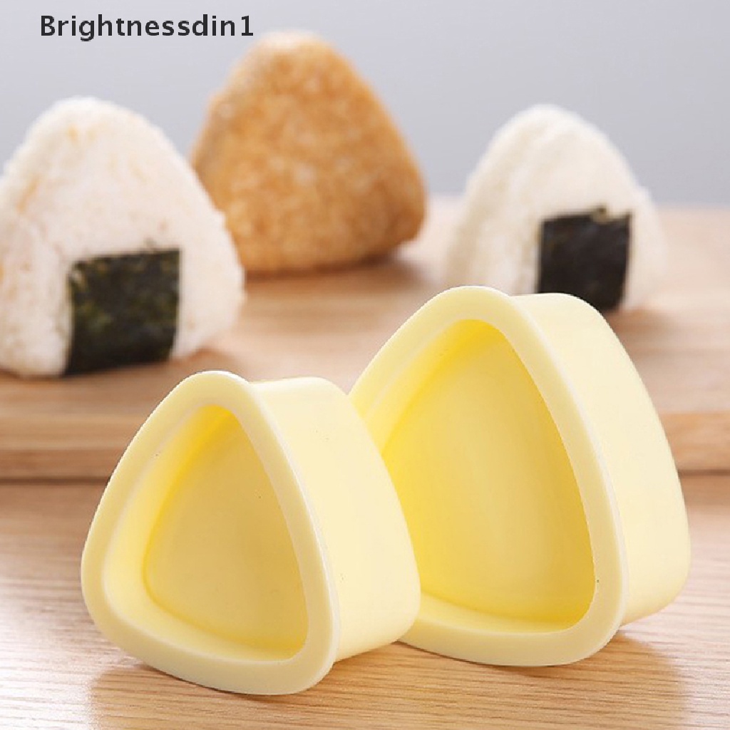 Set 3 Pcs Cetakan Sushi Onigiri Bentuk Segitiga Model Tekan