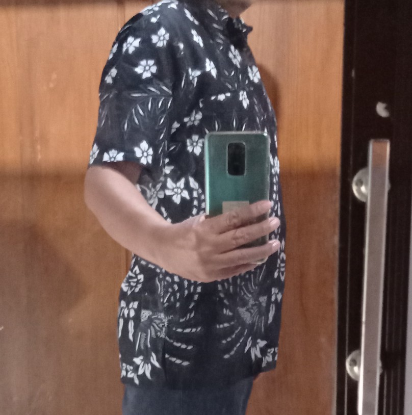 Baju Batik Pria Big Size M L Xl Xxl Atasan Kemeja Batik Lengan Pendek Original