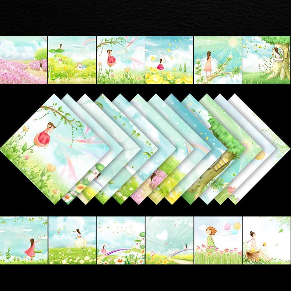 Quinton Origami Paper Educational Square Paper Decor Bintang Kertas Lipat Anak Scrapbooking