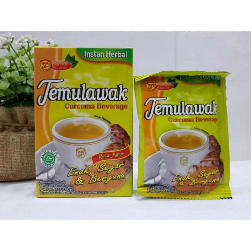 

Jamu Serbuk Temulawak Instan ( Tinggal Seduh) - Sabdo Palon (isi 5sachet)