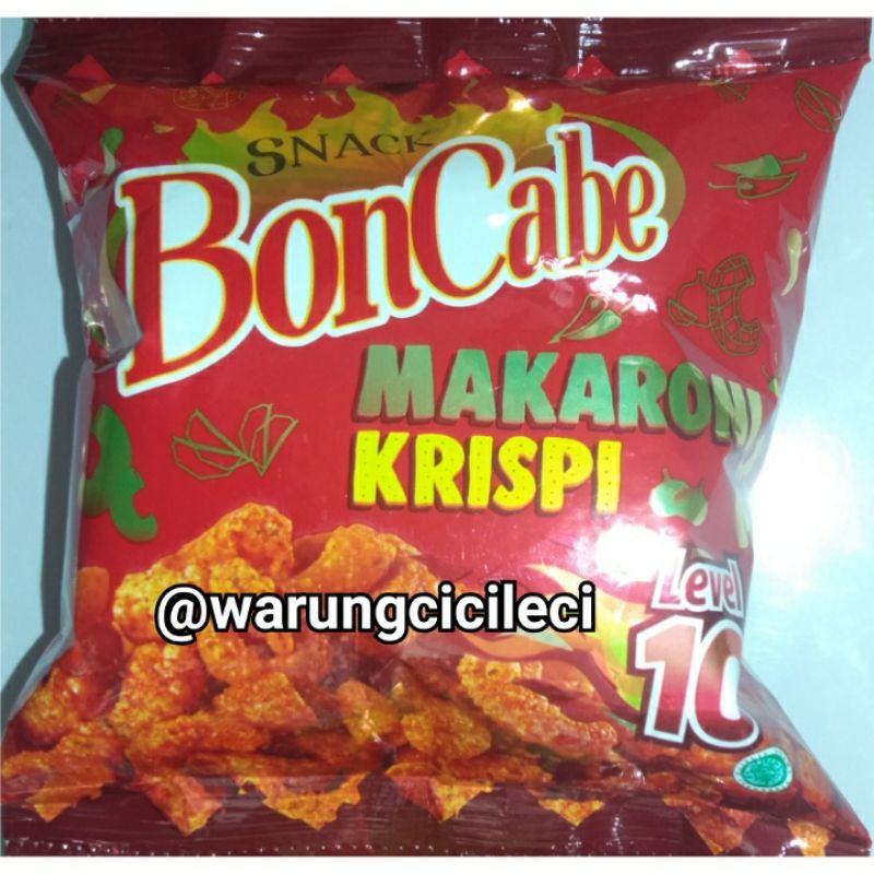 Jual Snack Boncabe Bon Cabe Makaroni Krispi Level 10 30g Shopee Indonesia