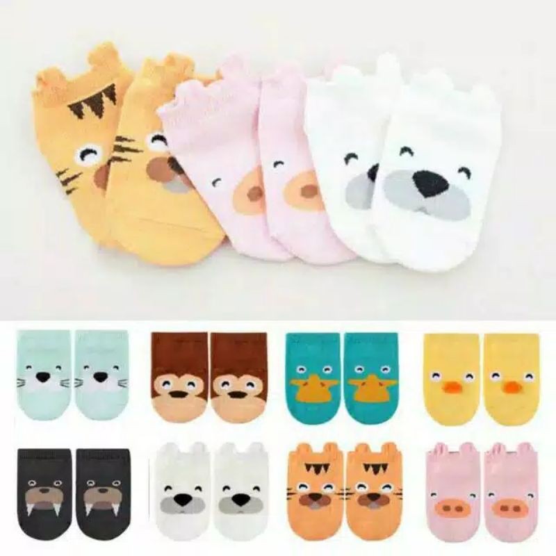 KAOS KAKI BAYI KOREA 3D O-12 BULAN