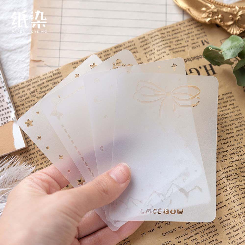 Mxbeauty Hollow Transparan Notepad Portable Kreatif Kantor Diary Scrapbooking Bookmark Perlengkapan Sekolah Menulis Note