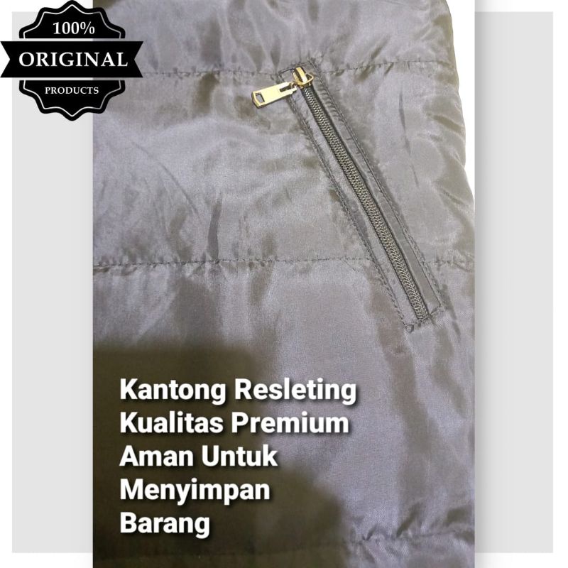 Rompi Motor Pria Parasut Kembung Anti Angin Murah / Jaket Rompi Pria keren Rompi Vest Motor Anti Angin Bahan Parasut