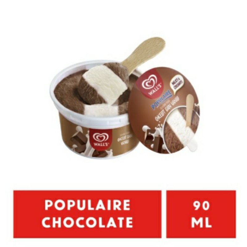 Es Krim Walls  Populaire Coklat / Stroberi