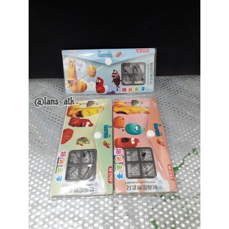 

Penggaris Set karakter larva M-1713 / Penggaris Set 15 cm