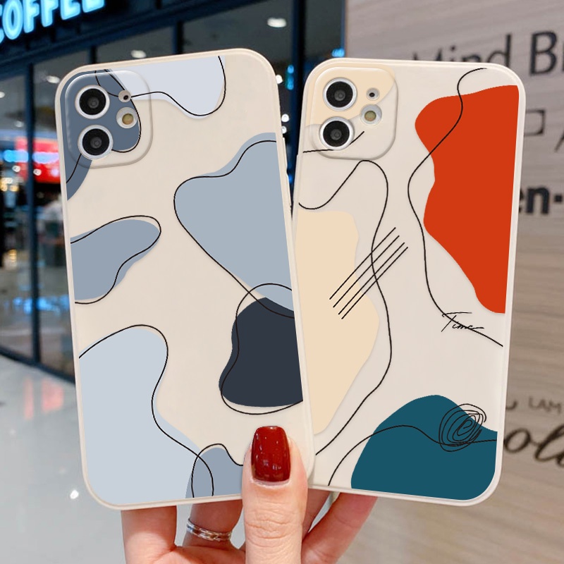 Soft Case TPU Motif Abstrak Untuk OPPO A9 2020 A5 A12 A7 A92 A52 A55 A54 A74 A16 A15 A3S A5S A83 A72 A36 A76 A96 A93 A53 A35 A37 A333 A32 A57 A19