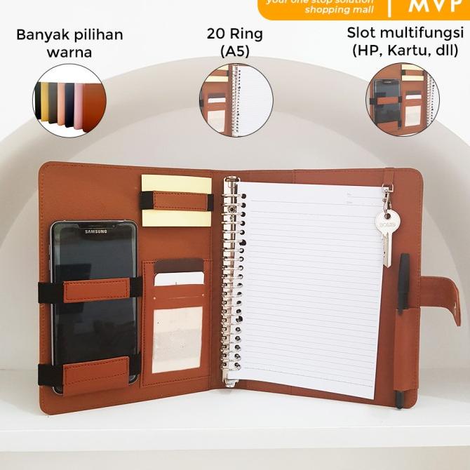 

JUAL Binder Polos A5 20 Ring Antimainstream Binder Eksklusif A5 20 Ring Ant