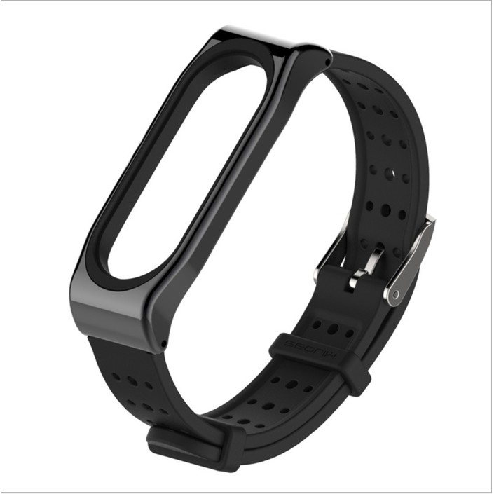 MI BAND MIJOBS 4/3 Strap GELANG Tali METAL SPORTY Bonus anti lost G-SHOCK