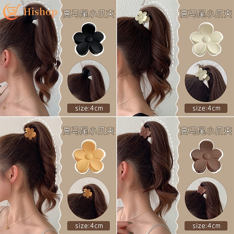 Jepit Rambut Ponytail Desain Bunga Untuk Wanita