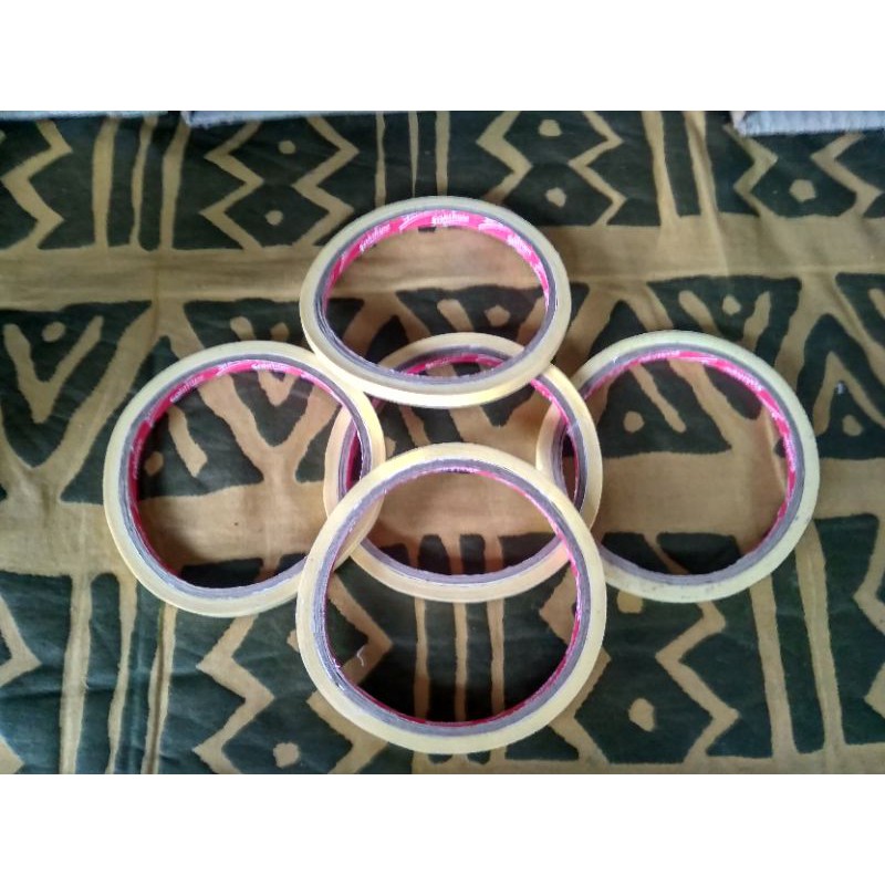 

lakban kertas / masing tape / Solasi kertas uk 6 mm