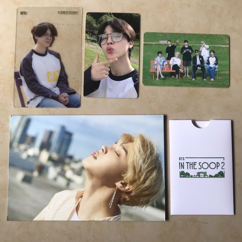 pc photocard its in the soop s2 bts suga yoongi jimin grup ot7
