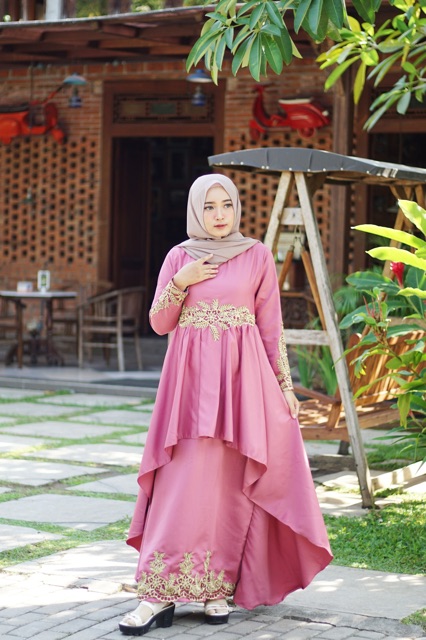 Garbera Dress Cantik Untuk Pesta dan Kondangan Mewah Elegan